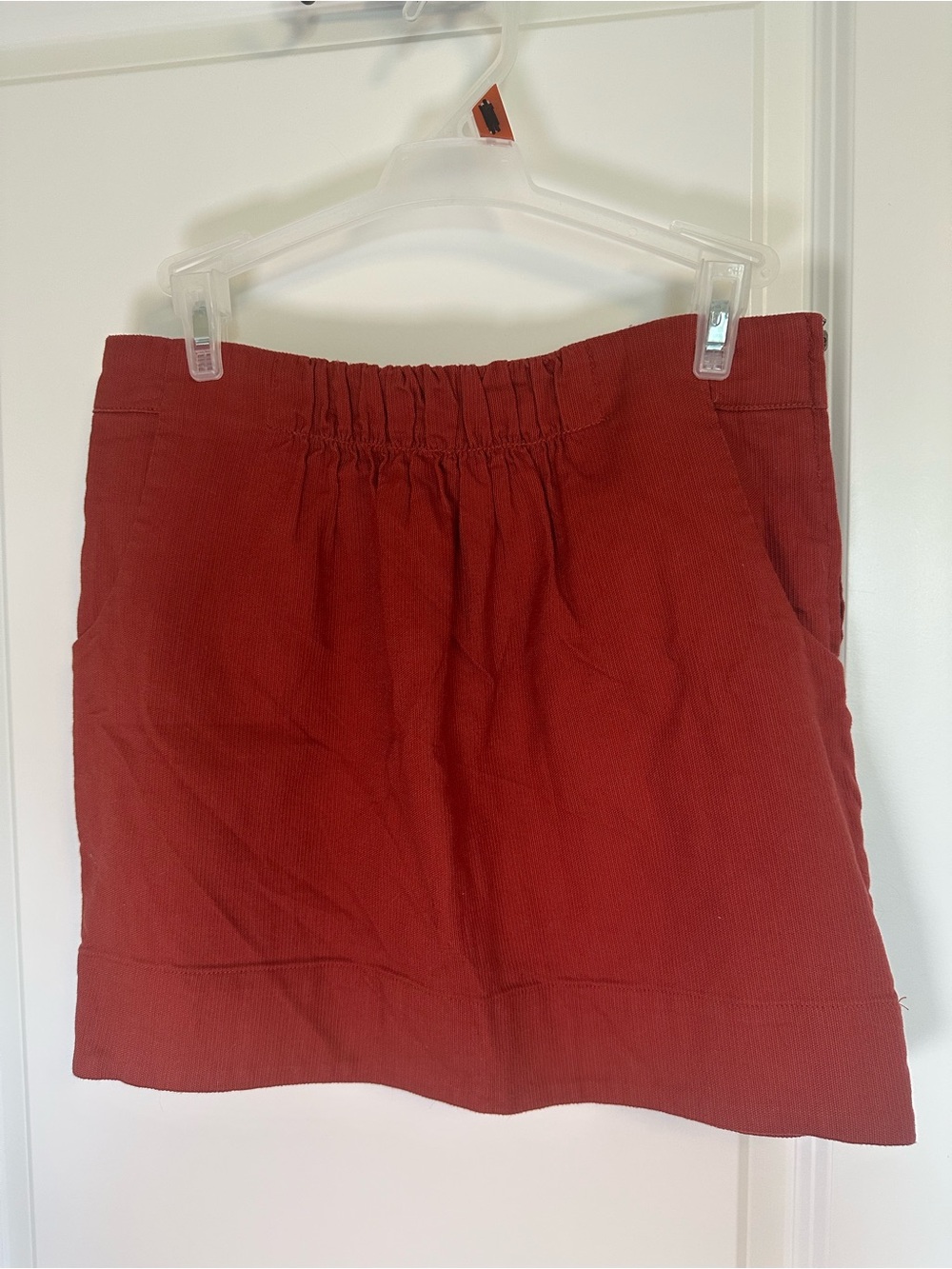 Burnt Orange Mini Skirt